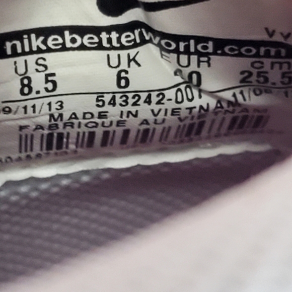 Nike Dunk High Skinny Print Medium Gray Laser Purple - Picture 8 of 12